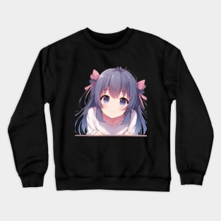 Anime Peeking Crewneck Sweatshirt